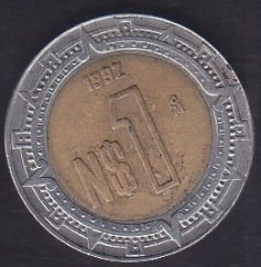 MEKSİKA 1 PESOS 1992
