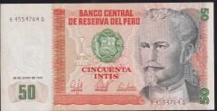 Peru 50 İntis 1987 Çilaltı Çil Pick 131b