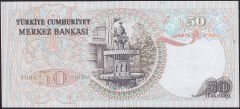 6.Emisyon 2.Tertip 50 Lira J22 049635 Çilaltı