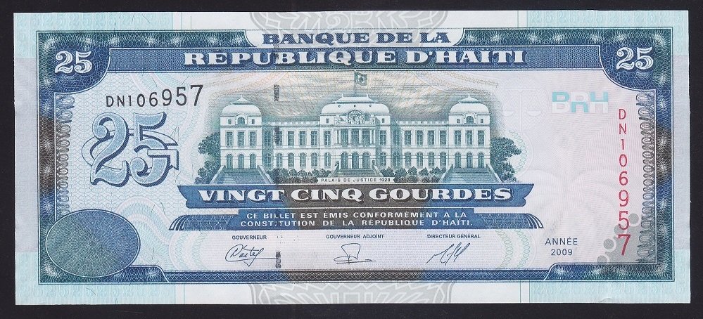 HAİTİ 25 GOURDES 2009 ÇİL
