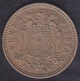 İspanya 1 Peseta 1966