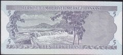 6.Emisyon 2.Tertip 5 Lira K26 228323 Çilaltı Çil