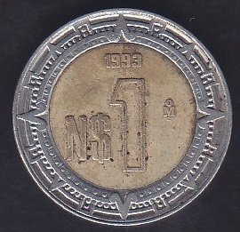 MEKSİKA 1 PESOS 1993