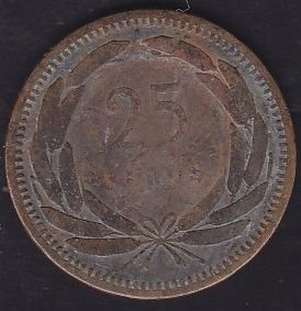 1949 Yılı 25 Kuruş Haliyle