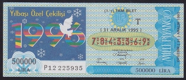 1995 31 ARALIK TAM BİLET