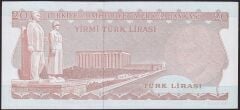 6.Emisyon 3.Tertip 20 Lira F48 766737 Çilaltı Çil