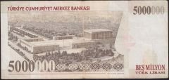 7.Emisyon 5 000 000 Lira I24 914764 Çok Temiz+