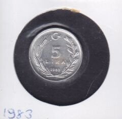 1983 Yılı 5 Lira