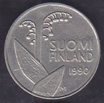Finlandiya 10 Penni 1990