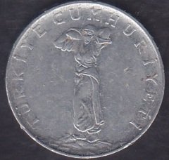 1966 Yılı 25 Kuruş Düz 4 gram