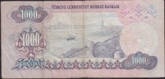 6.Emisyon 1.Tertip 1000 Lira A17 169361 Temiz +