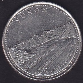 KANADA 25 CENT 1992 ( YUKON)
