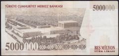7.Emisyon 5 000 000 Lira I18 862939 Çok Temiz+
