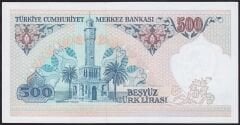 7.Emisyon 2.Tertip 500 Lira D74 512402 Çilaltı Çil