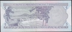 6.Emisyon 2.Tertip 5 Lira K21 378487 Çilaltı