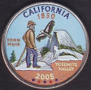 AMERİKA ÇEYREK DOLAR 2005 - CALIFORNIA EYALETİ ÇİL