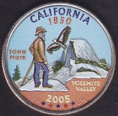 AMERİKA ÇEYREK DOLAR 2005 - CALIFORNIA EYALETİ ÇİL
