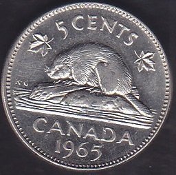 KANADA 5 CENTS 1965 eski paralar nereye satılır