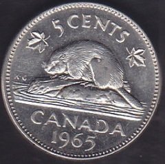 KANADA 5 CENTS 1965 eski paralar nereye satılır