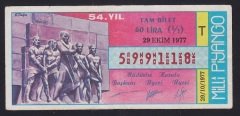 1977 29 EKİM TAM BİLET