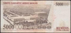 7.Emisyon 5 000 000 Lira G06 056325 Çok Temiz