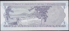 6.Emisyon 2.Tertip 5 Lira K15 330528 Çok Çok Temiz+
