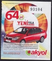 AKYOL MARKET ÇEKİLİŞ KUPONU -2011