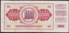 YUGOSLAVYA 100 DİNAR 1978 ÇOK TEMİZ (AB6417774)