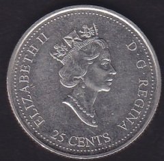 KANADA 25 CENTS 1999 MAYIS