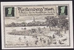 Almanya 1 Mark Notgeld 1921 Çil Filigranlı