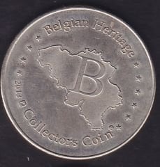 Mini Avrupa - Belçika 2013 Jeton Madalya 31 mm