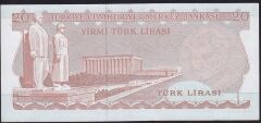 6.Emisyon 3.Tertip 20 Lira F29 193659 Ççt Çilaltı