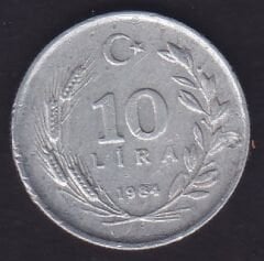 1984 Yılı 10 Lira