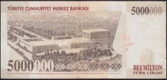 7.Emisyon 5 000 000 Lira G04 016981 Çok Temiz