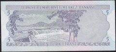6.Emisyon 2.Tertip 5 Lira K10 389552 Çilaltı