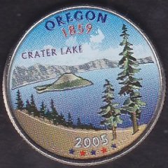 AMERİKA ÇEYREK DOLAR 2005 - OREGON EYALETİ ÇİL