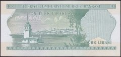 6.EMİSYON 1.TERTİP 10 LİRA E31 390171 ÇİL
