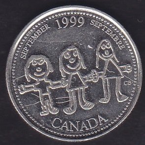 KANADA 25 CENTS 1999 EYLÜL