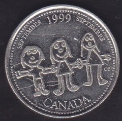 KANADA 25 CENTS 1999 EYLÜL