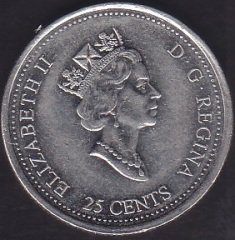 KANADA 25 CENTS 1999 EYLÜL