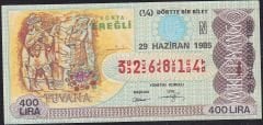 1985 29 Haziran Çeyrek Bilet - N Serisi