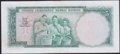 5.Emisyon 2.Tertip 5 Lira E25 089110 ÇÇT Çilaltı