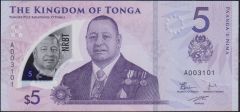 Tonga 5 Paanga 2023 Çil Polimer