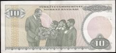 7.Emisyon 1.Tertip 10 Lira B70 790579 Çok Çok Temiz+