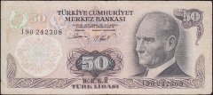 6.Emisyon 2.Tertip 50 Lira I90 242308 Çok Temiz