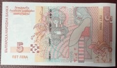 Bulgaristan 5 Leva 2009 Çil Pick 116b