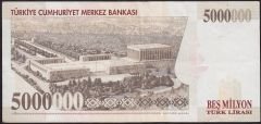 7.Emisyon 5 000 000 Lira G03 570831 Çok Temiz+