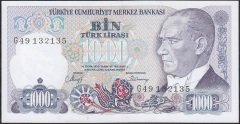 7.Emisyon 2.Tertip 1000 Lira G49 132135 Çil