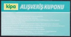 KİPA ALIŞVERİŞ KUPONU 10 TL - 2010 eski para değerleri