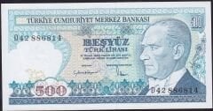 7.Emisyon 2.Tertip 500 Lira D42 886814 Çilaltı Çil